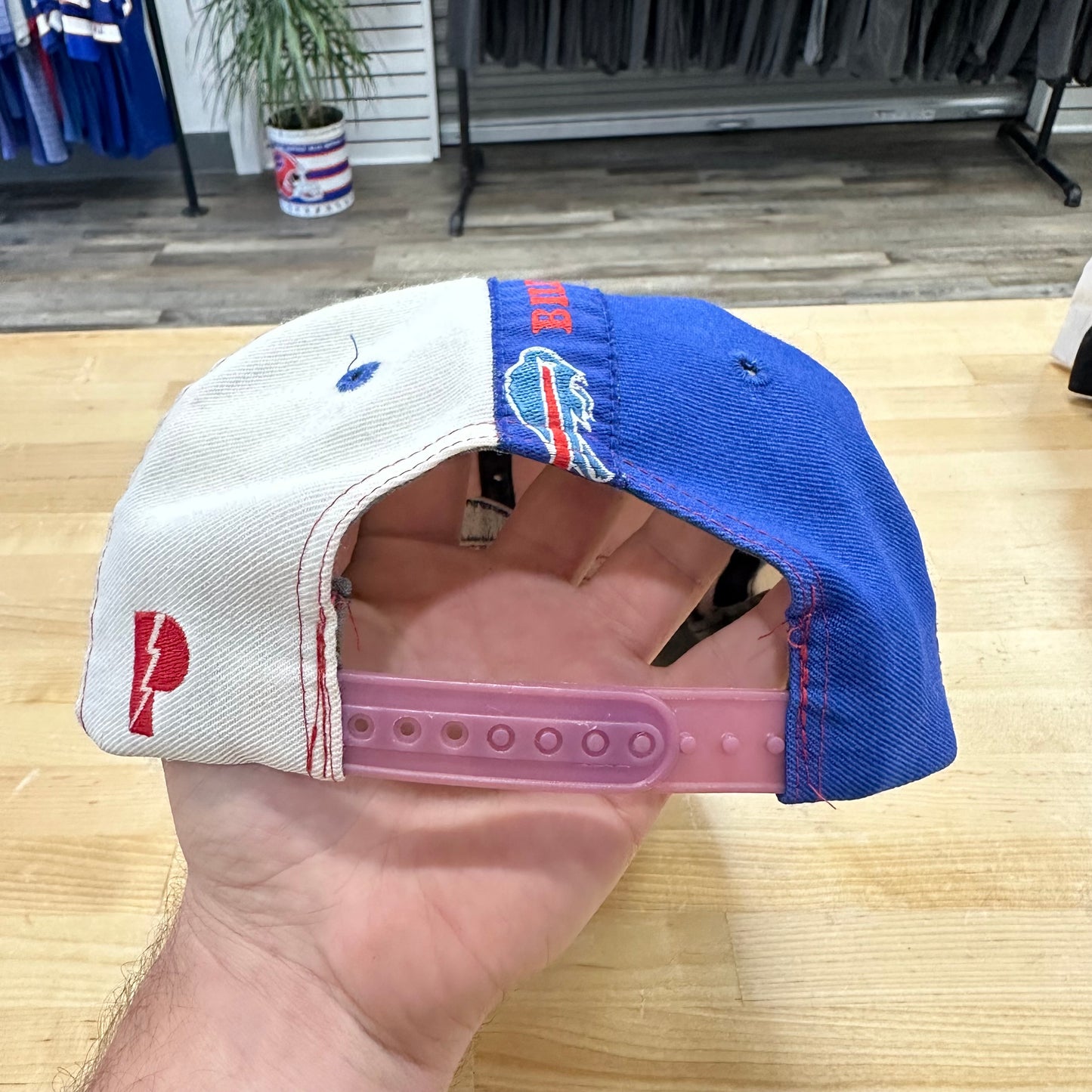 Vintage Buffalo Bills Tape Logo Hat