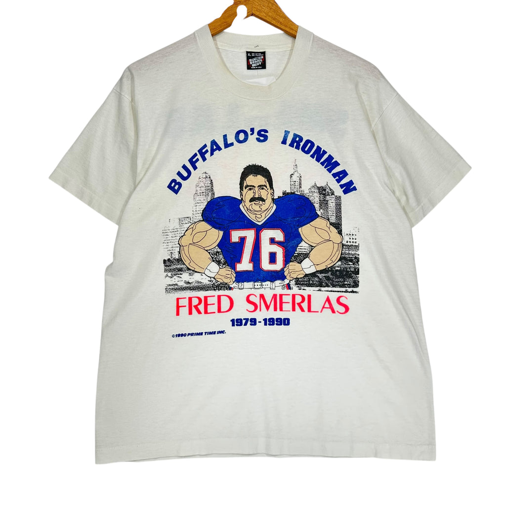 Vintage Buffalo Bills Fred Smerlas Shirt XL