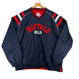 Vintage Buffalo Bills Reversible Pullover Windbreaker Jacket XL