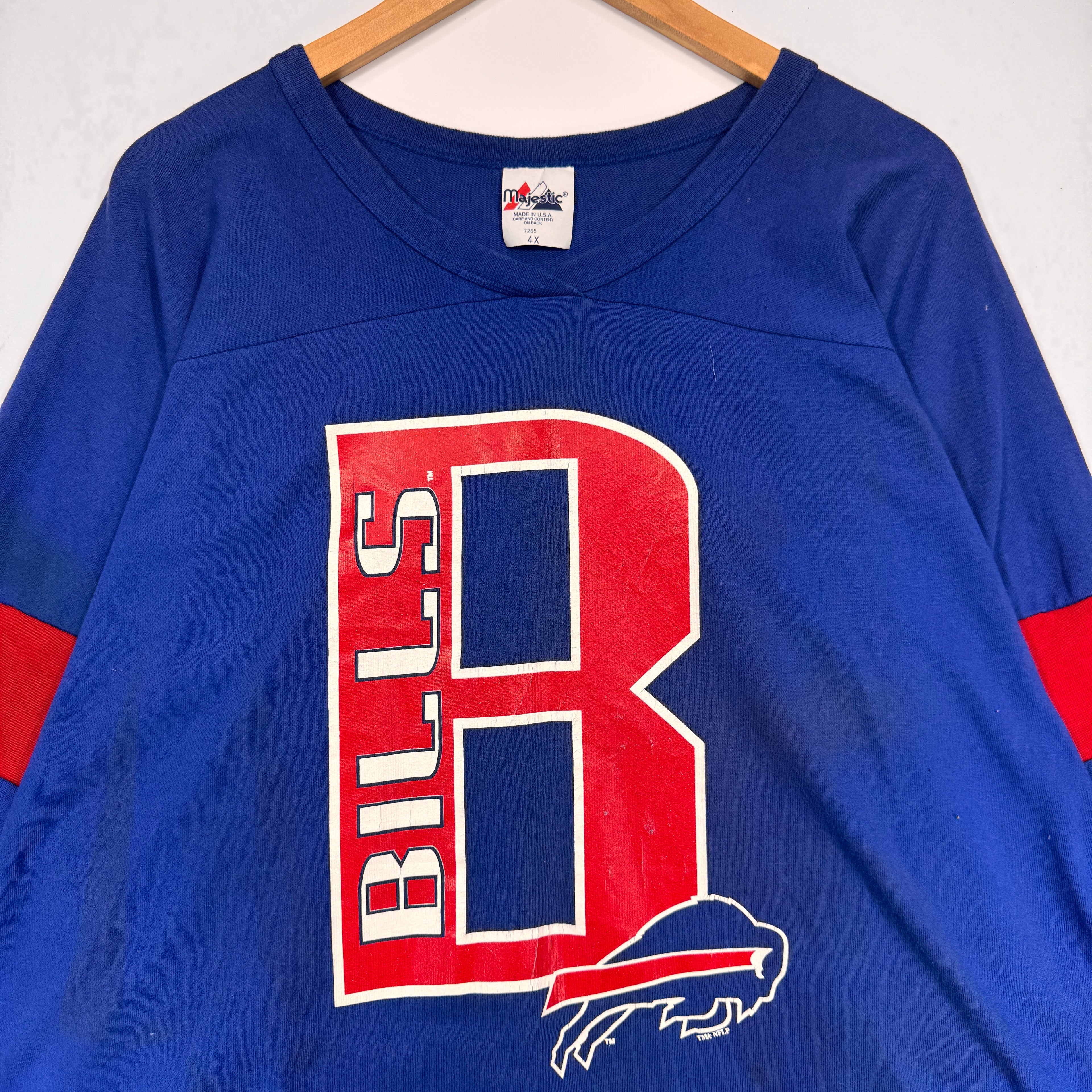 Vintage Buffalo Bills 3/4 Sleeve #12 Shirt XXXL