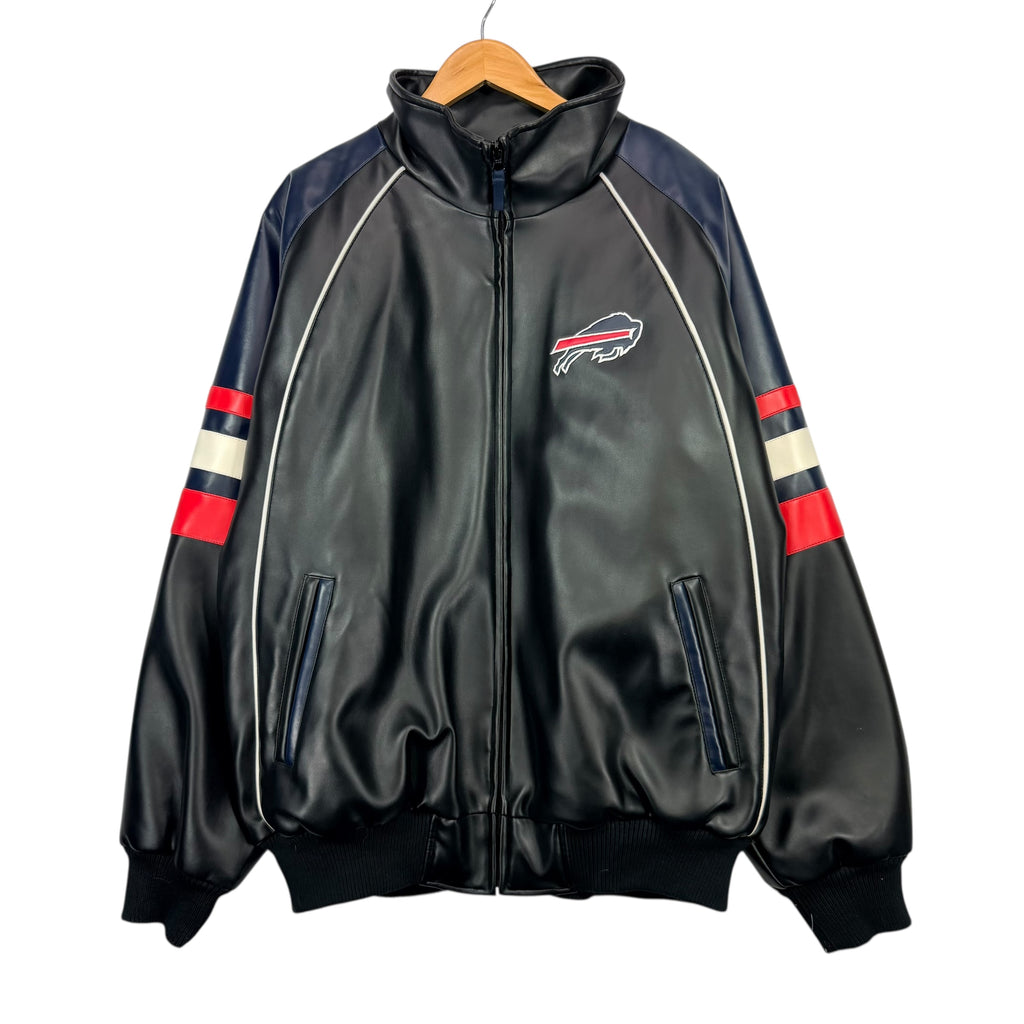 Vintage Buffalo Bills Vegan Leather Jacket XL