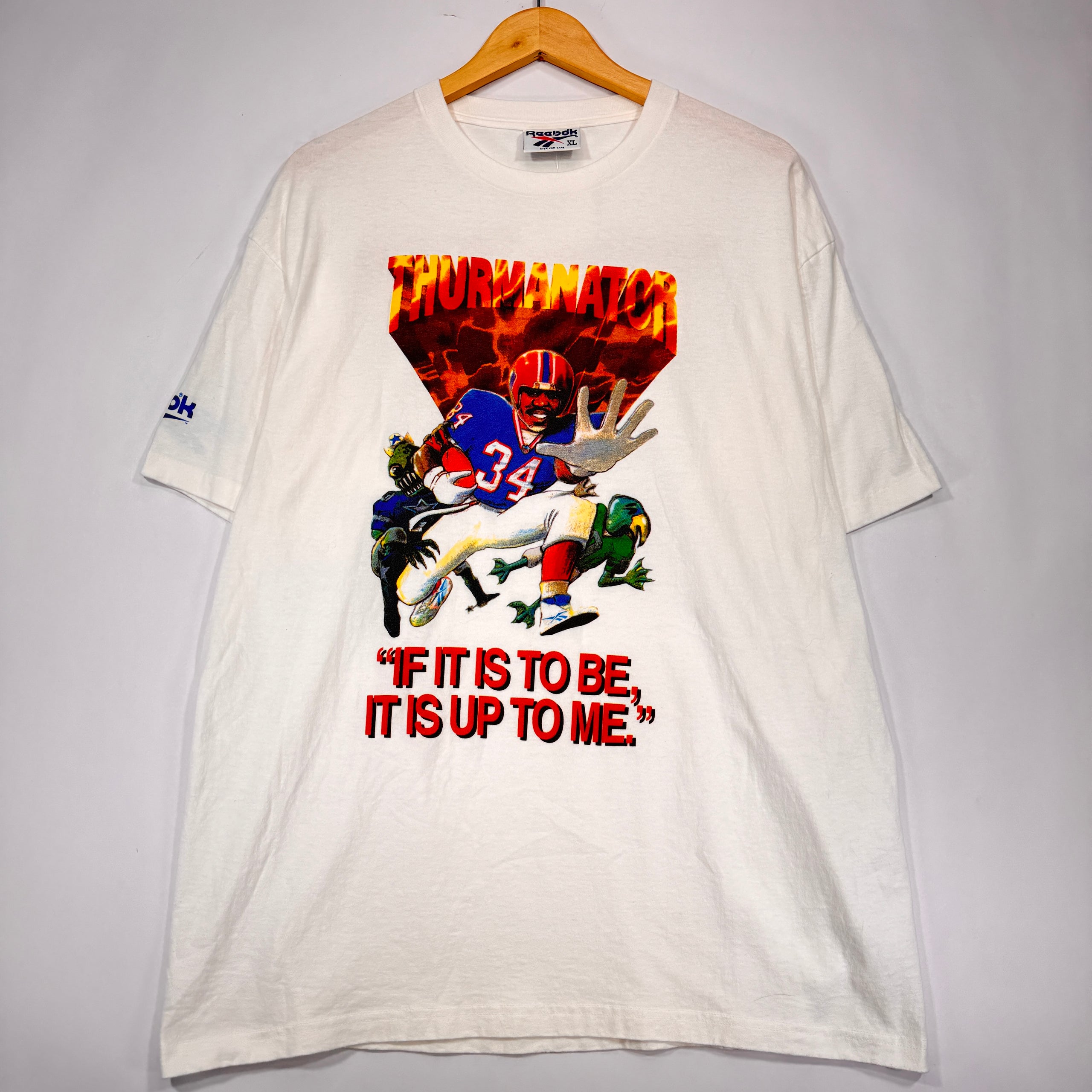 Vintage Buffalo Bills Thurman Thomas Fan Club Shirt XL