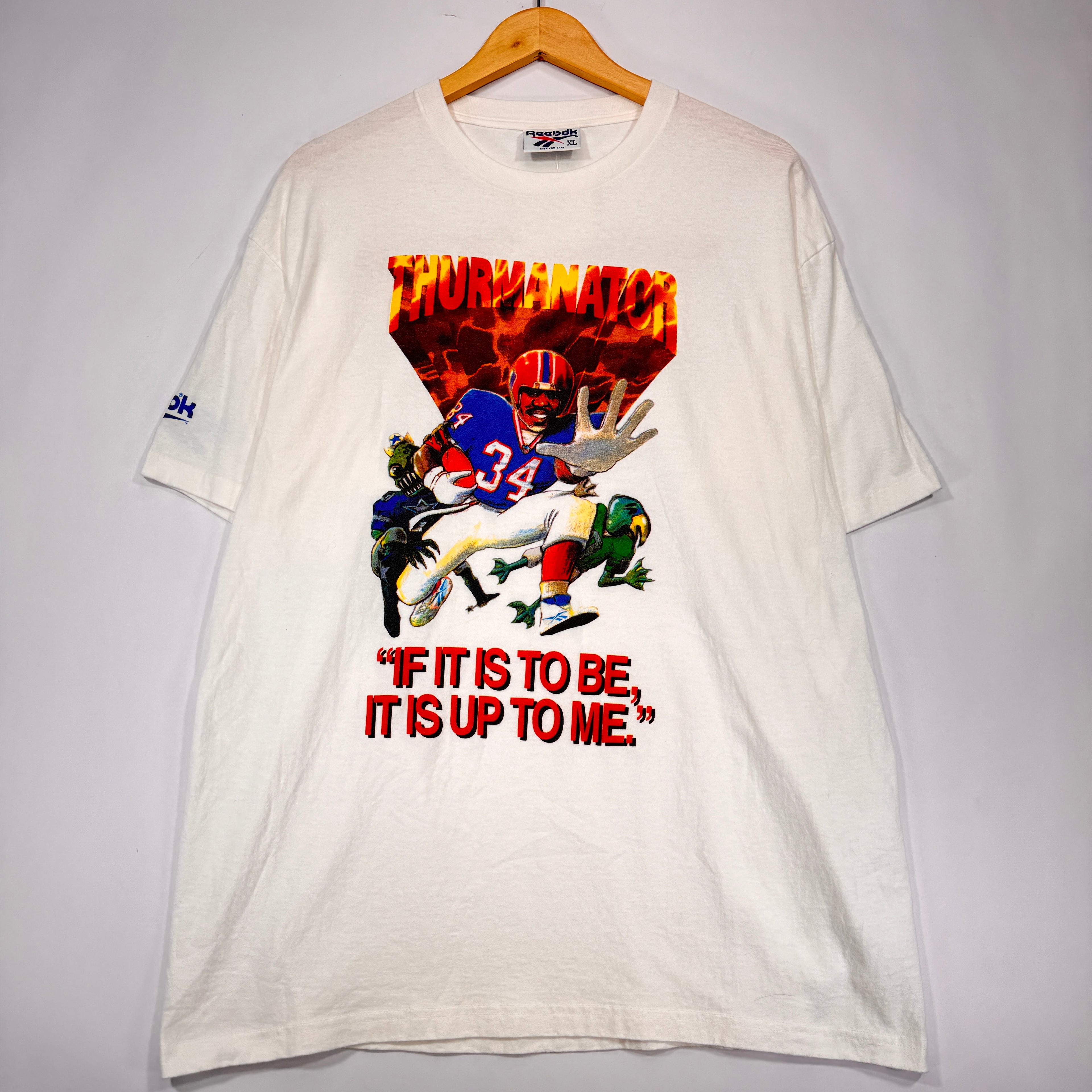 Vintage Buffalo Bills Thurman Thomas Fan Club Shirt XL