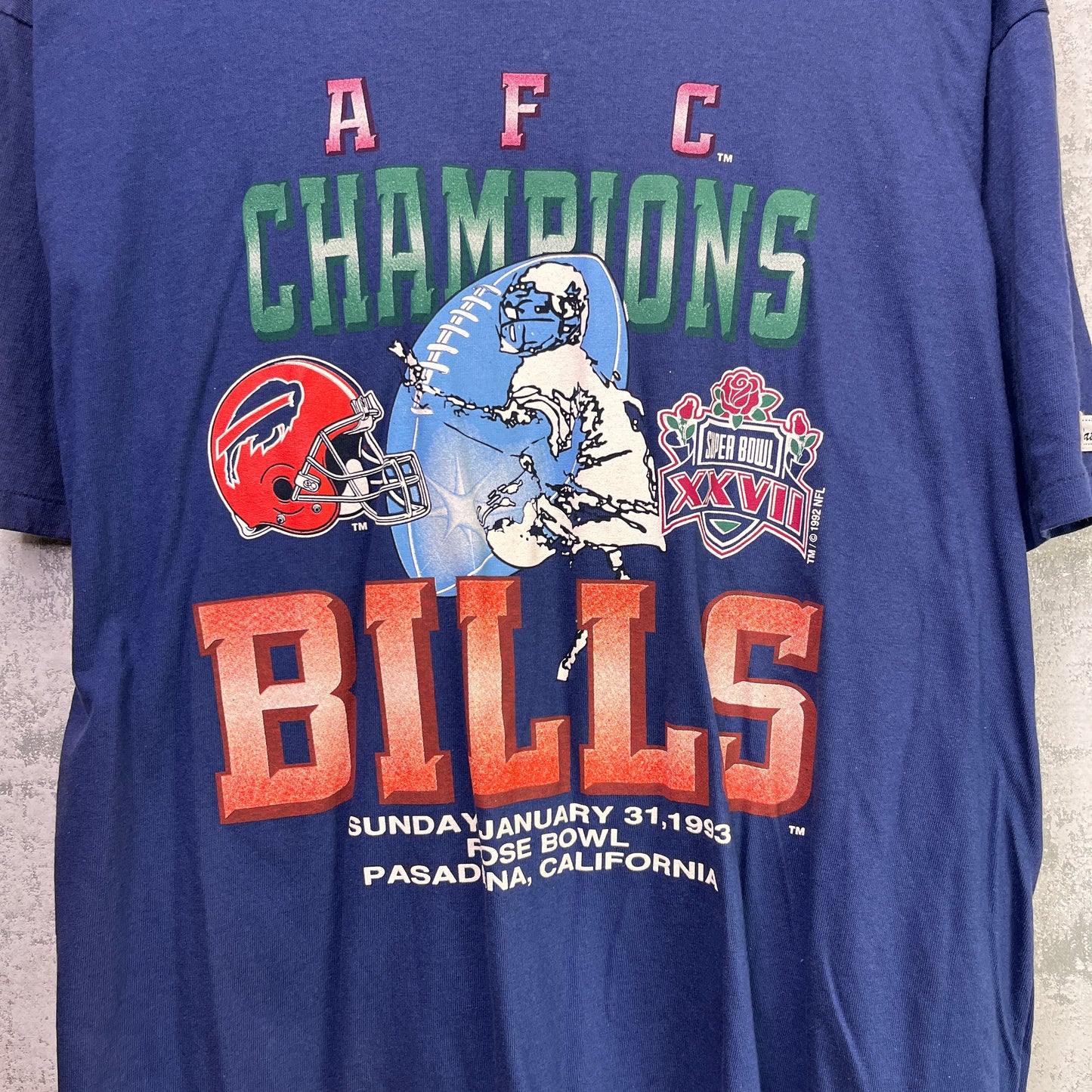 1993 Buffalo Bills AFC Champions Shirt XL