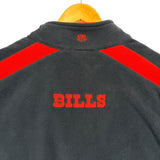 Vintage Buffalo Bills 1/4 Zip Fleece Sweatshirt XXL
