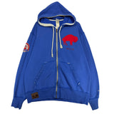 Vintage Buffalo Bills Zip Up Hoodie Sweatshirt Large