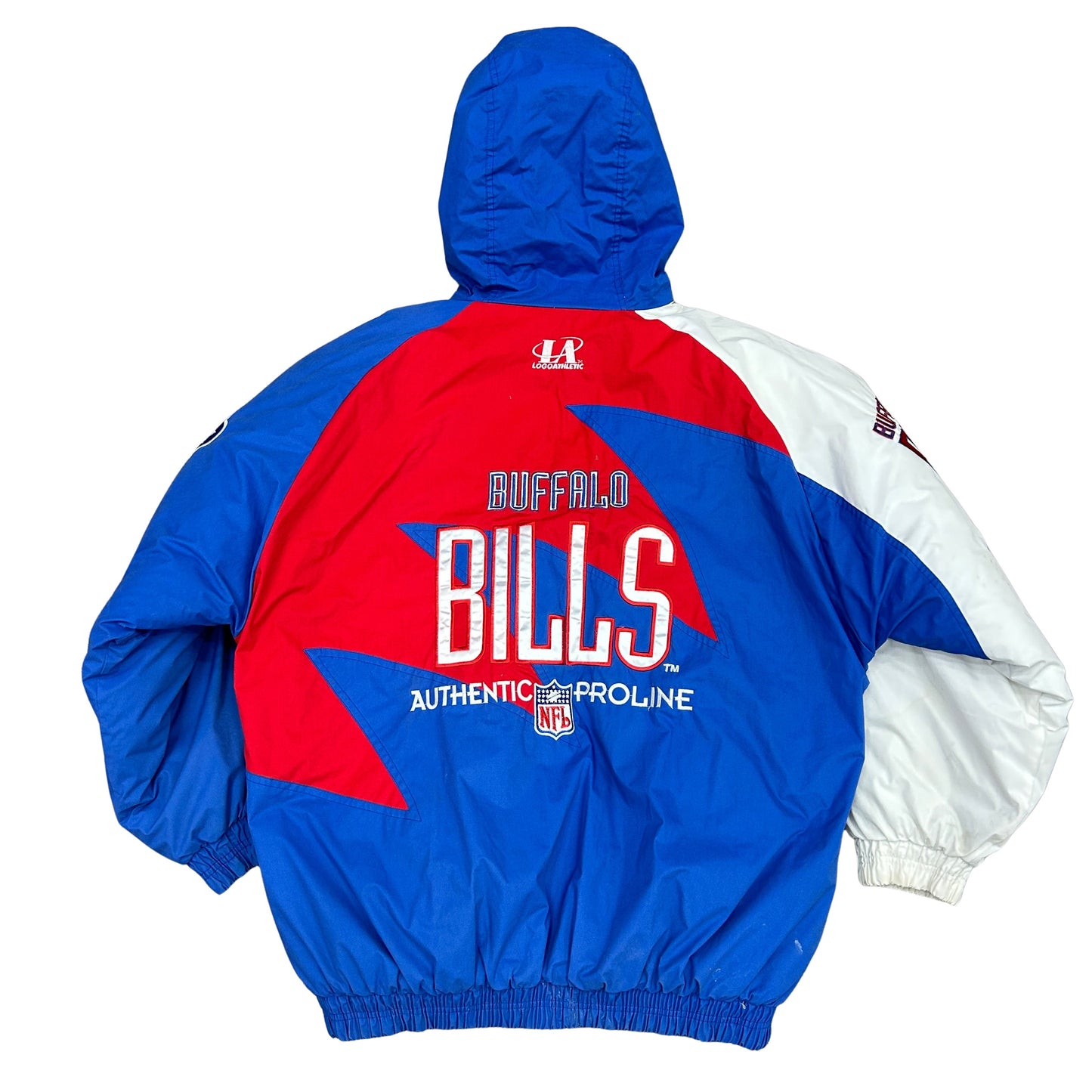 Vintage Buffalo Bills Logo Athletic Shark Tooth Jacket XL