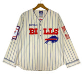Vintage Buffalo Bills E-Sleep Pin Stripe Shirt XL