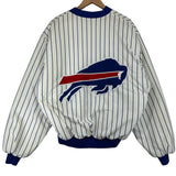 Vintage Buffalo Bills Pinstripe Varsity Bomber Jacket XL