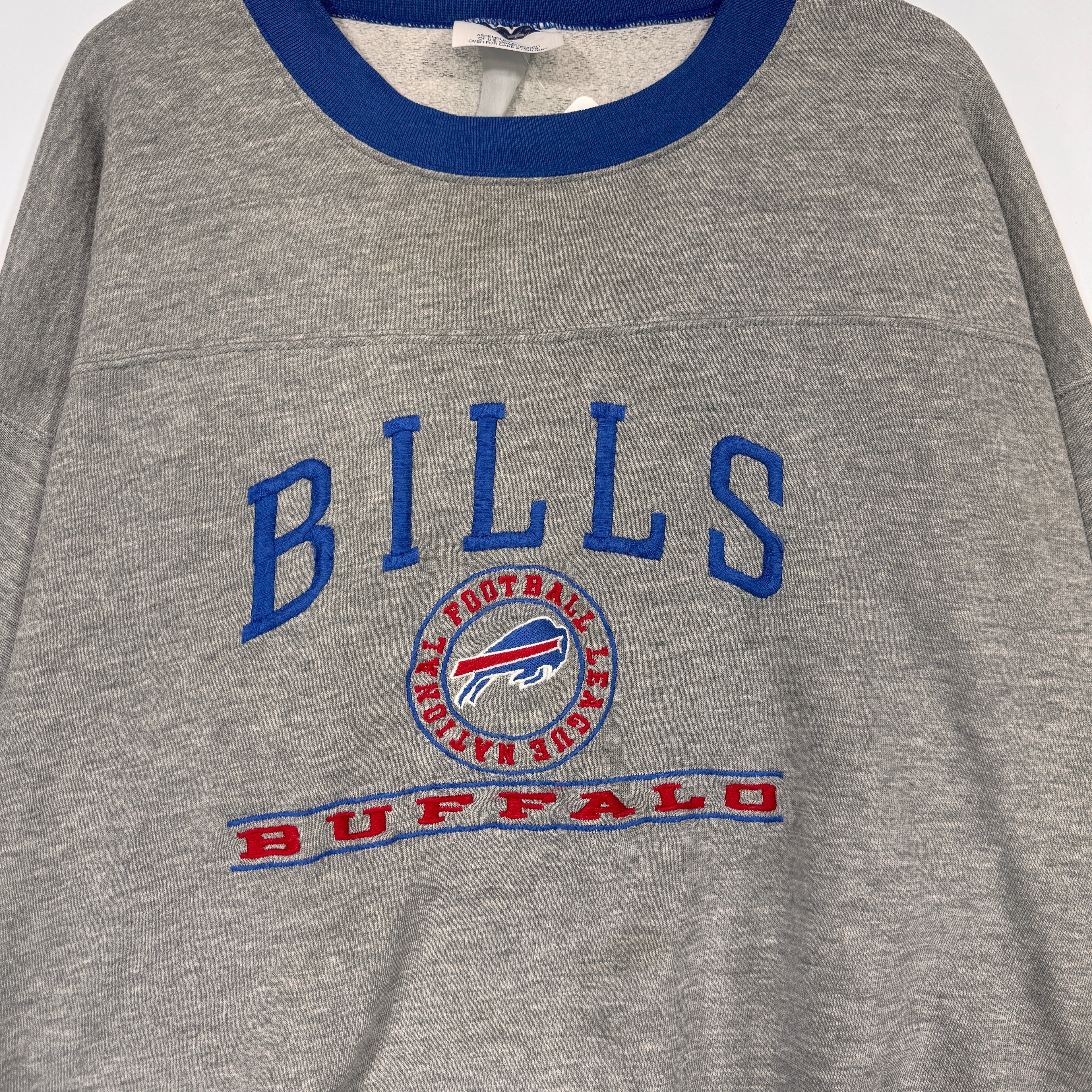 Vintage Buffalo Bills Embroidered Crewneck Sweatshirt XXL