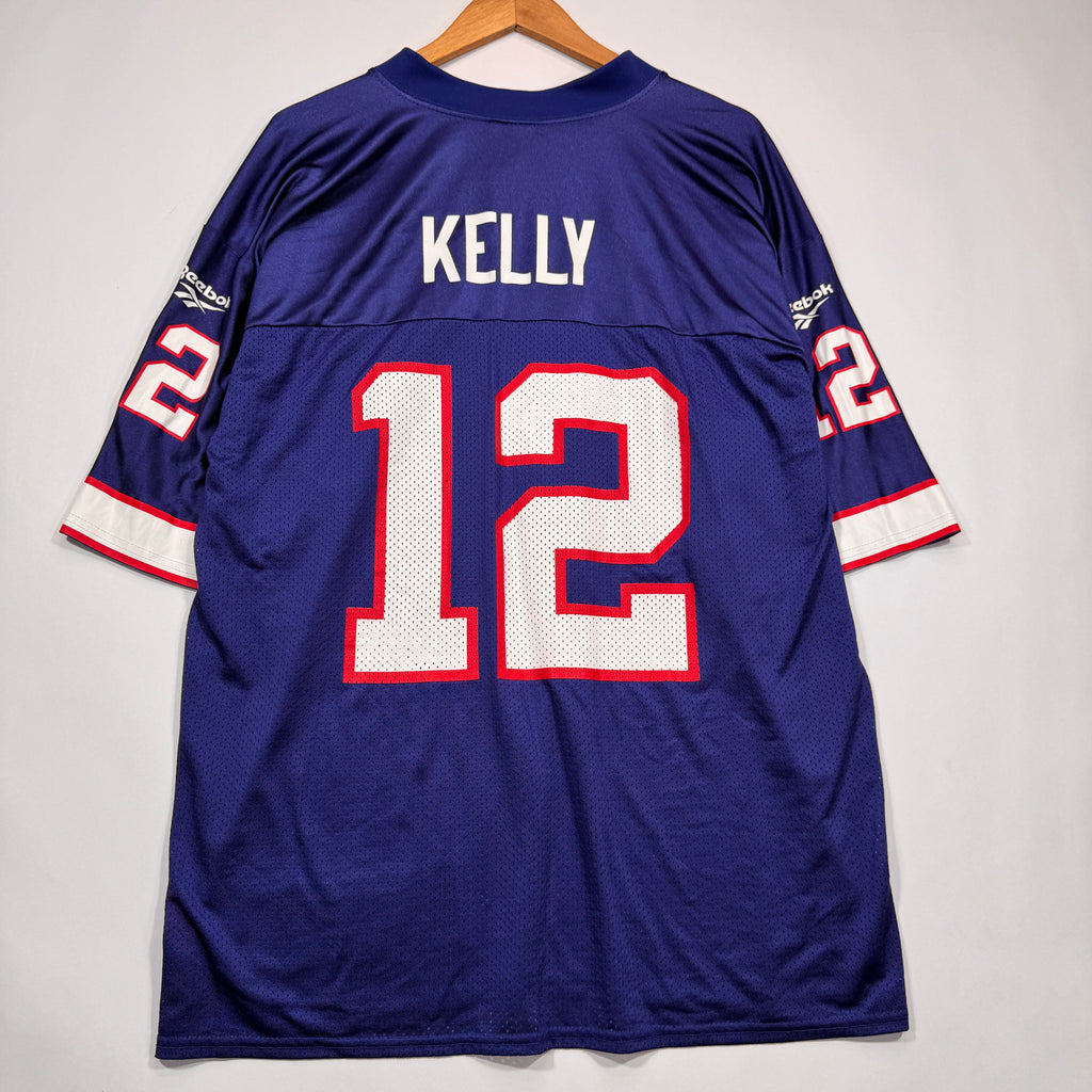 Vintage Buffalo Bills Kelly #12 Jersey Shirt Large
