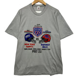 Vintage Buffalo Bills New York Giants 1991 Super Bowl Shirt Large