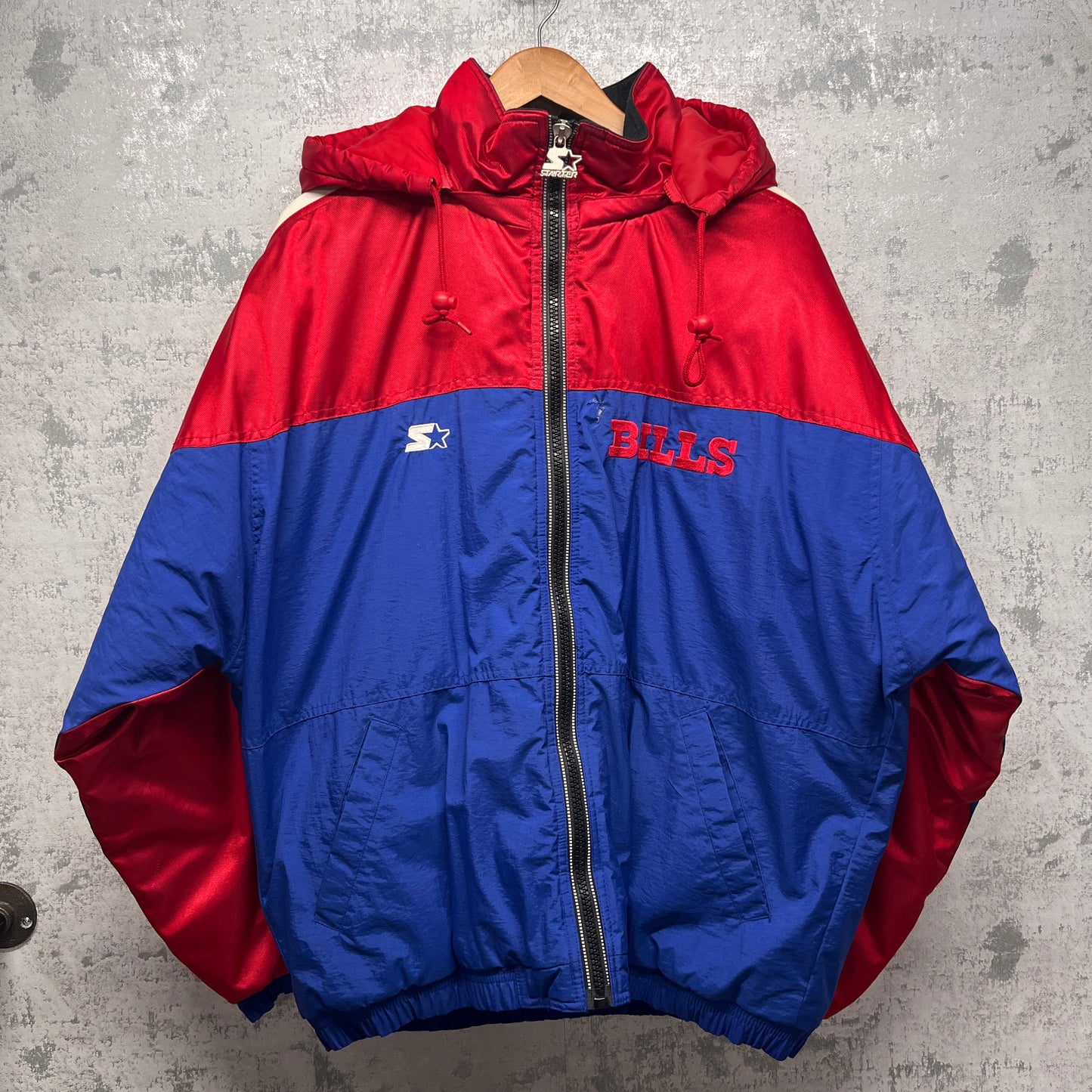 Vintage Buffalo Bills Starter Puffer Jacket Large