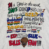 Vintage Buffalo Bills Fan Shirt Large