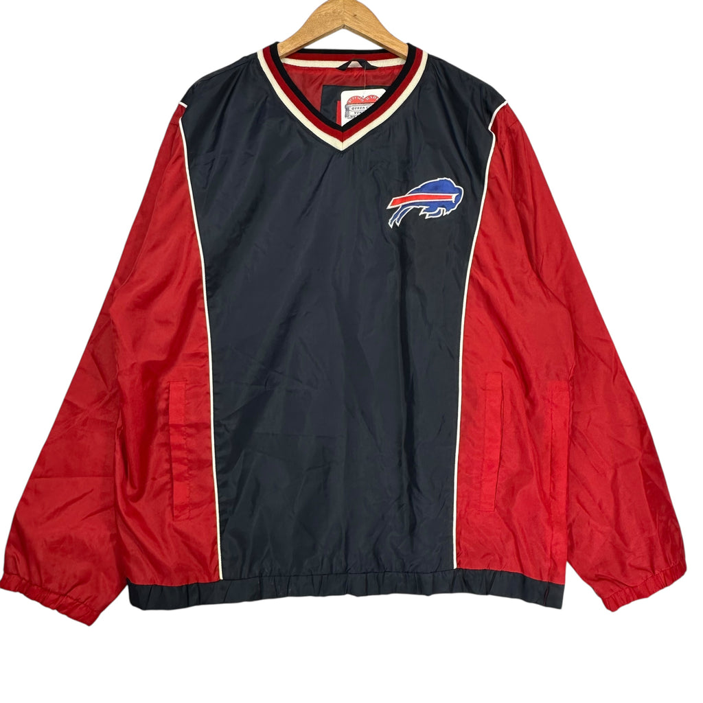 Vintage Buffalo Bills Pullover Windbreaker Jacket Large