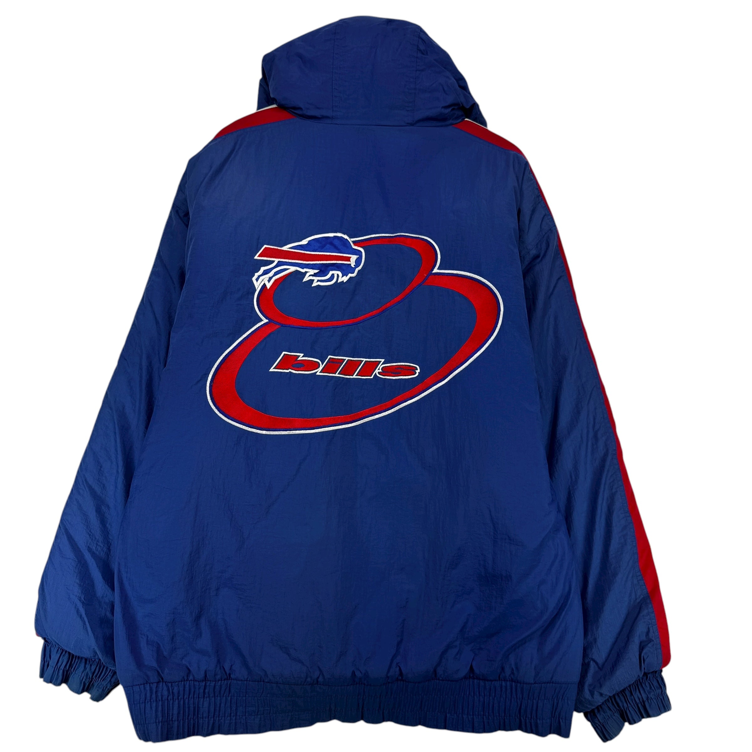 Vintage Buffalo Bills Logo Athletic Puffer Jacket XXL