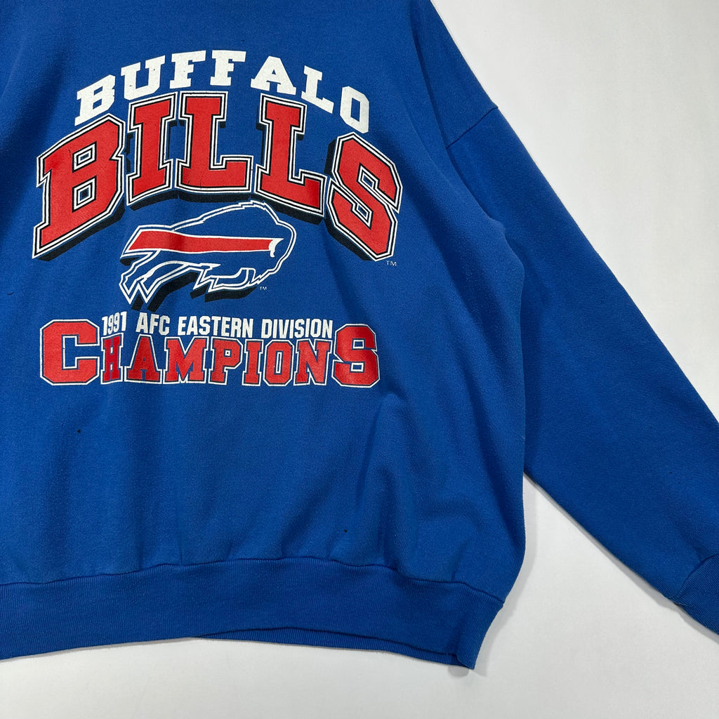 Vintage Buffalo Bills 1991 Division Champs Crewneck Sweatshirt XL