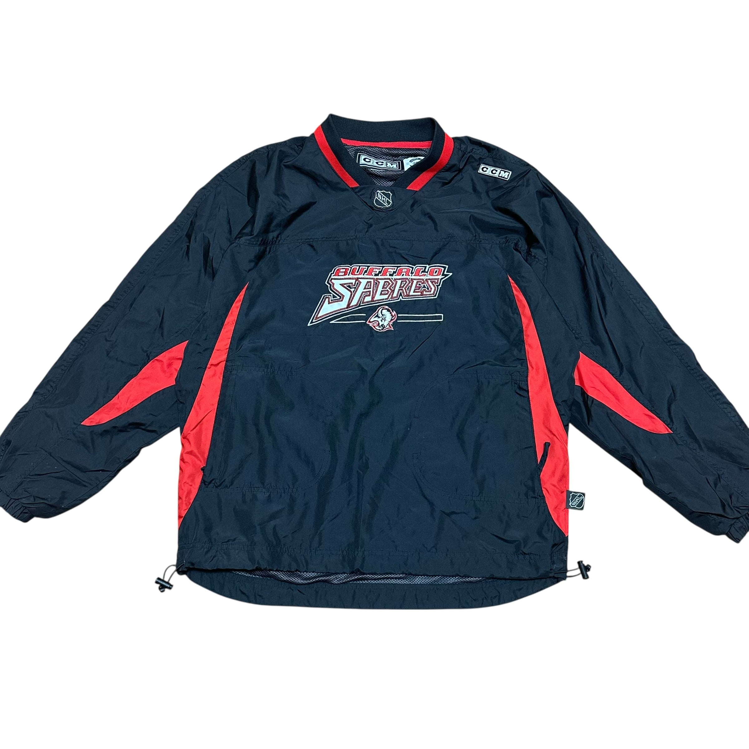 Vintage Buffalo Sabres Pullover Windbreaker Jacket Medium