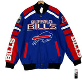 Buffalo Bills Canvas Racing Jacket Large