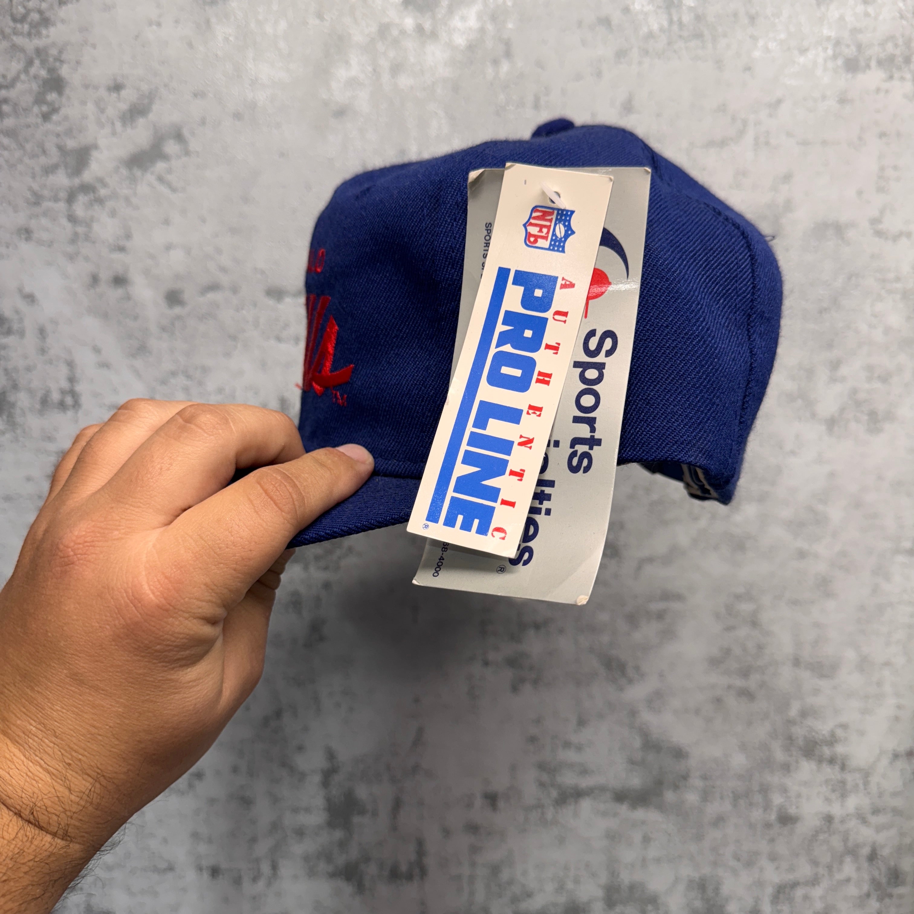 Vintage Buffalo Bills Deadstock Script Snapback Hat