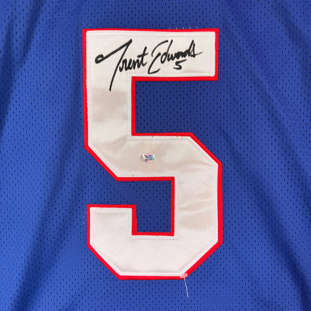 Vintage Buffalo Bills Deadstock Signed Edwards Jersey XXL