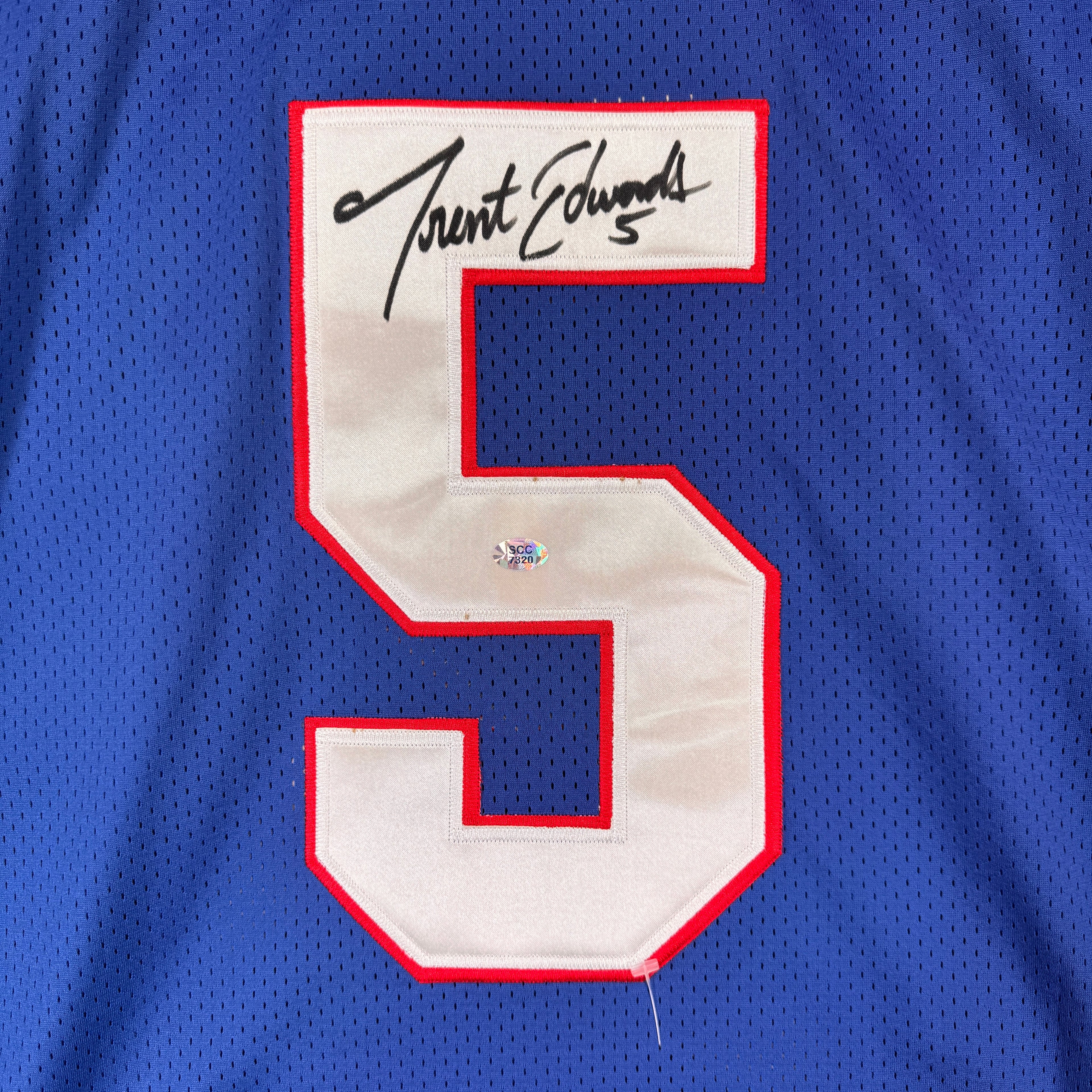 Vintage Buffalo Bills Deadstock Signed Edwards Jersey XXL