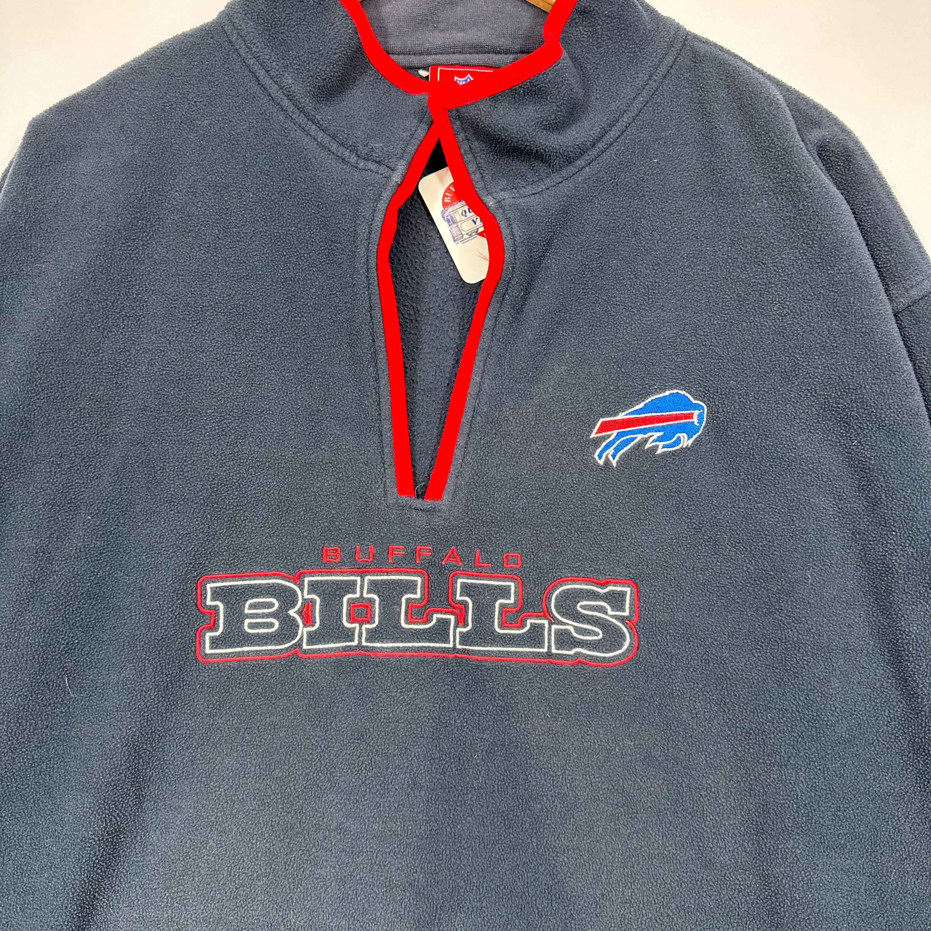 Vintage Buffalo Bills Fleece Crewneck Sweatshirt XXL