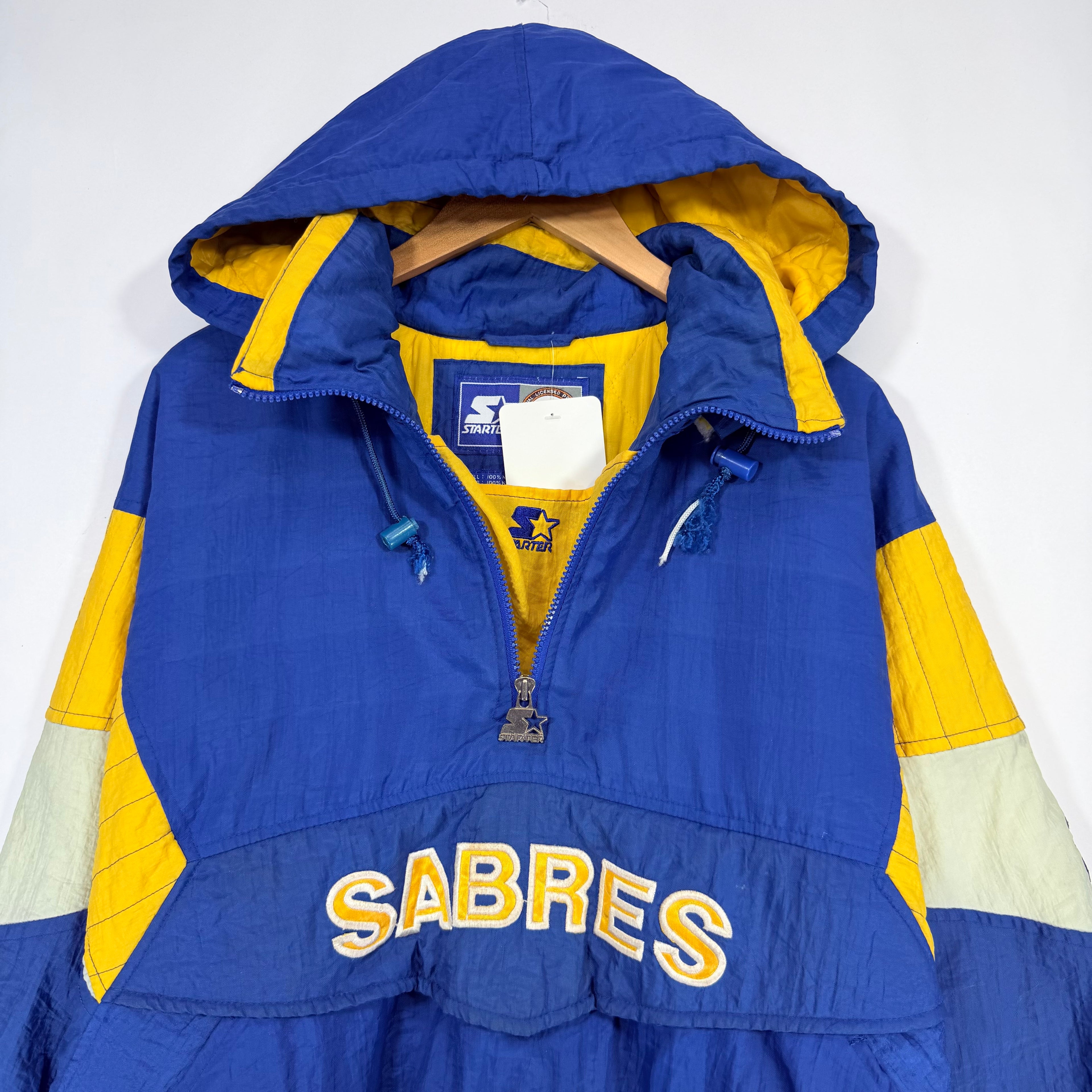 Vintage Buffalo Sabres Starter Pullover Jacket Large