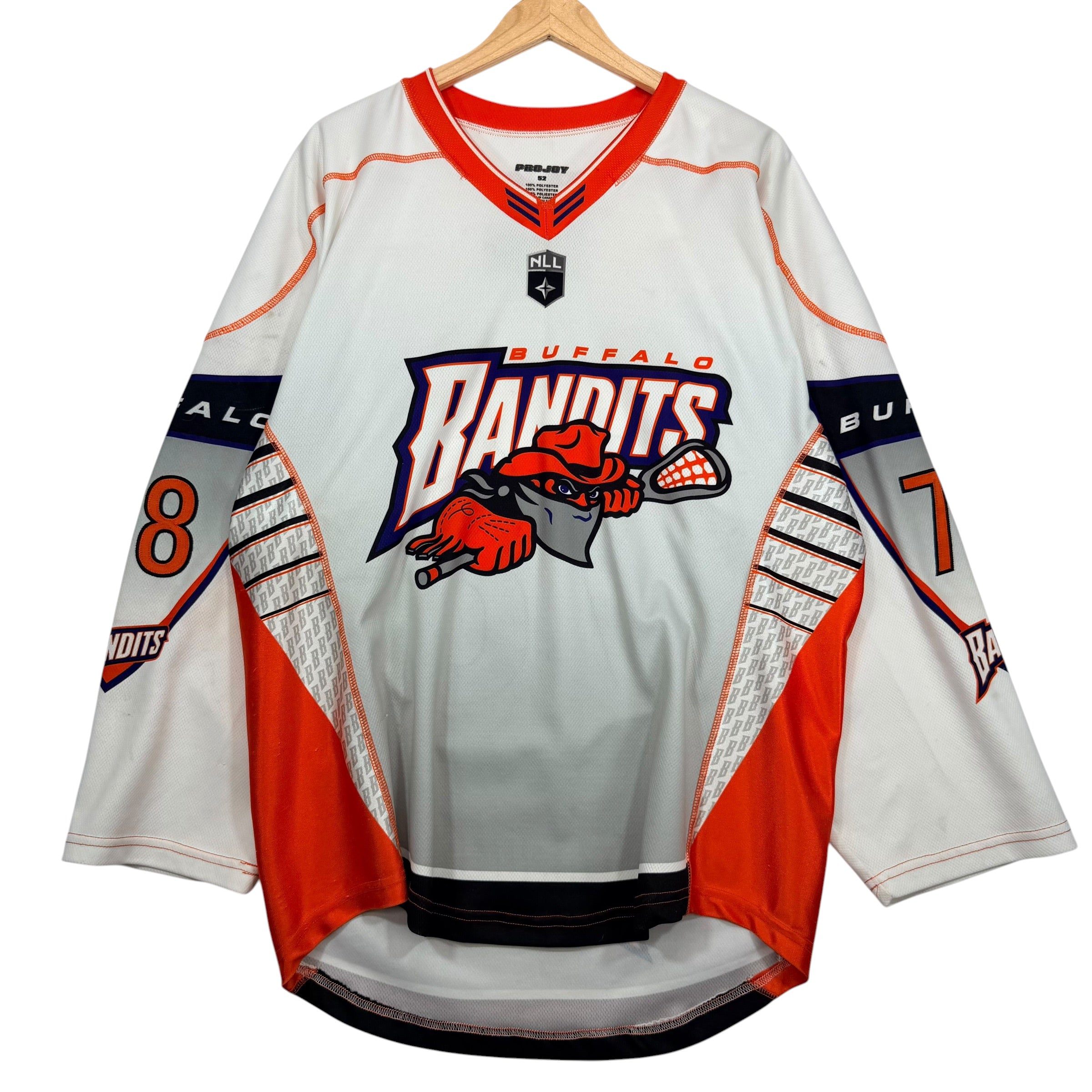 Buffalo Bandits Jordan Durston Game Used Jersey XXL