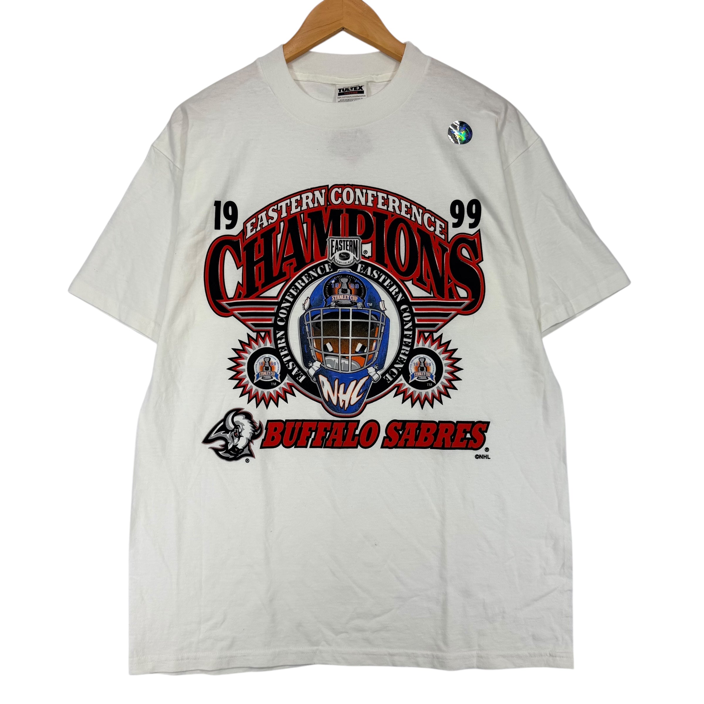 Vintage Buffalo Sabres 1999 Eastern Conference Champs Shirt Large