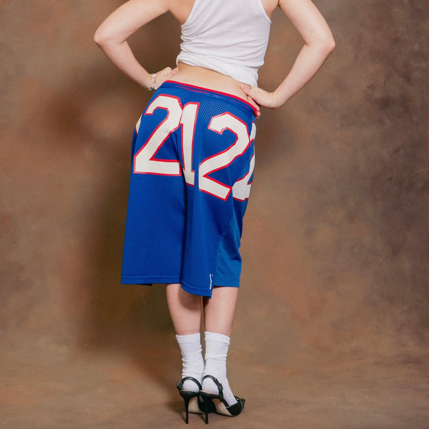 Vintage Buffalo Bills Upcycled Custom Jersey Shorts