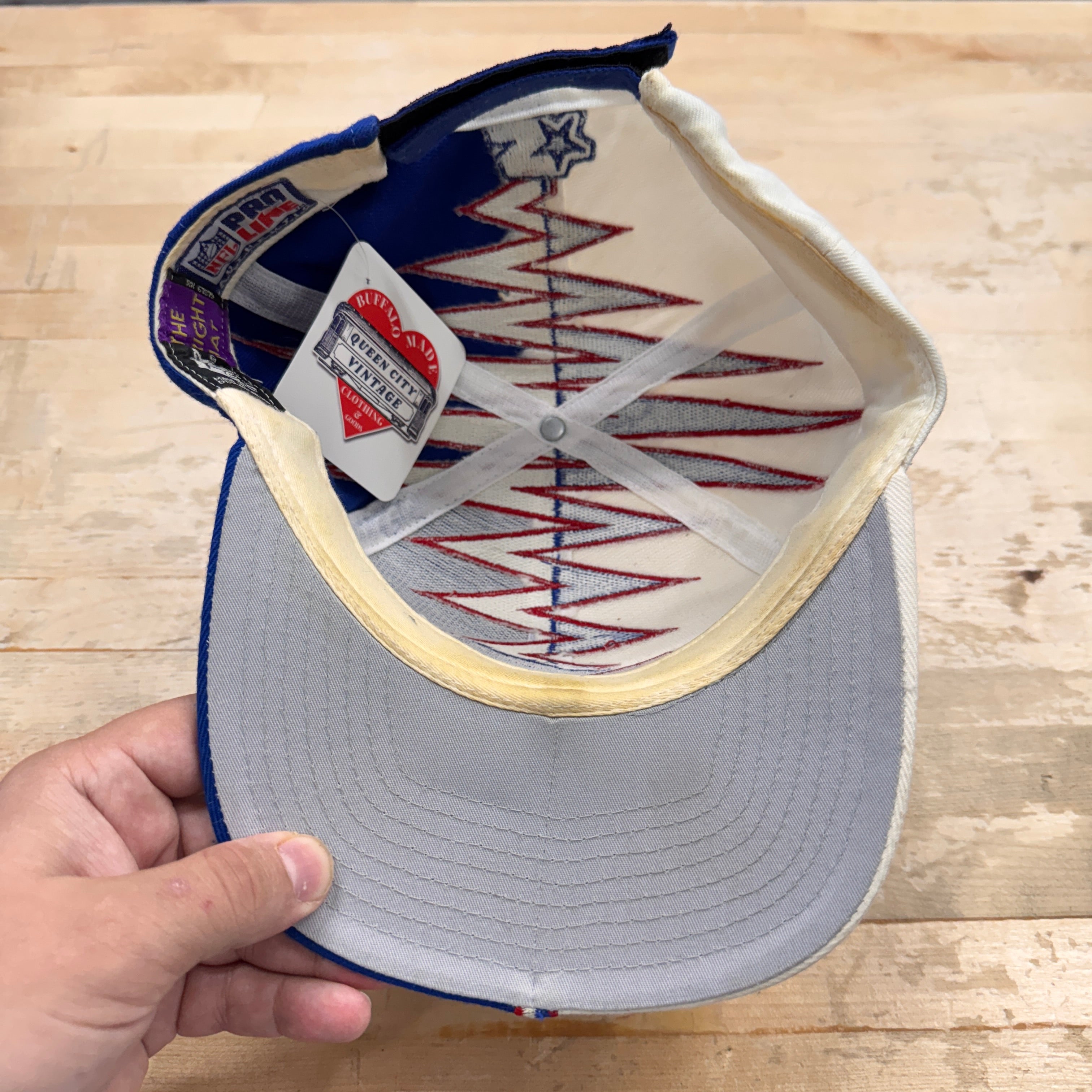 Vintage Buffalo Bills Starter Shockwave Velcroback Hat