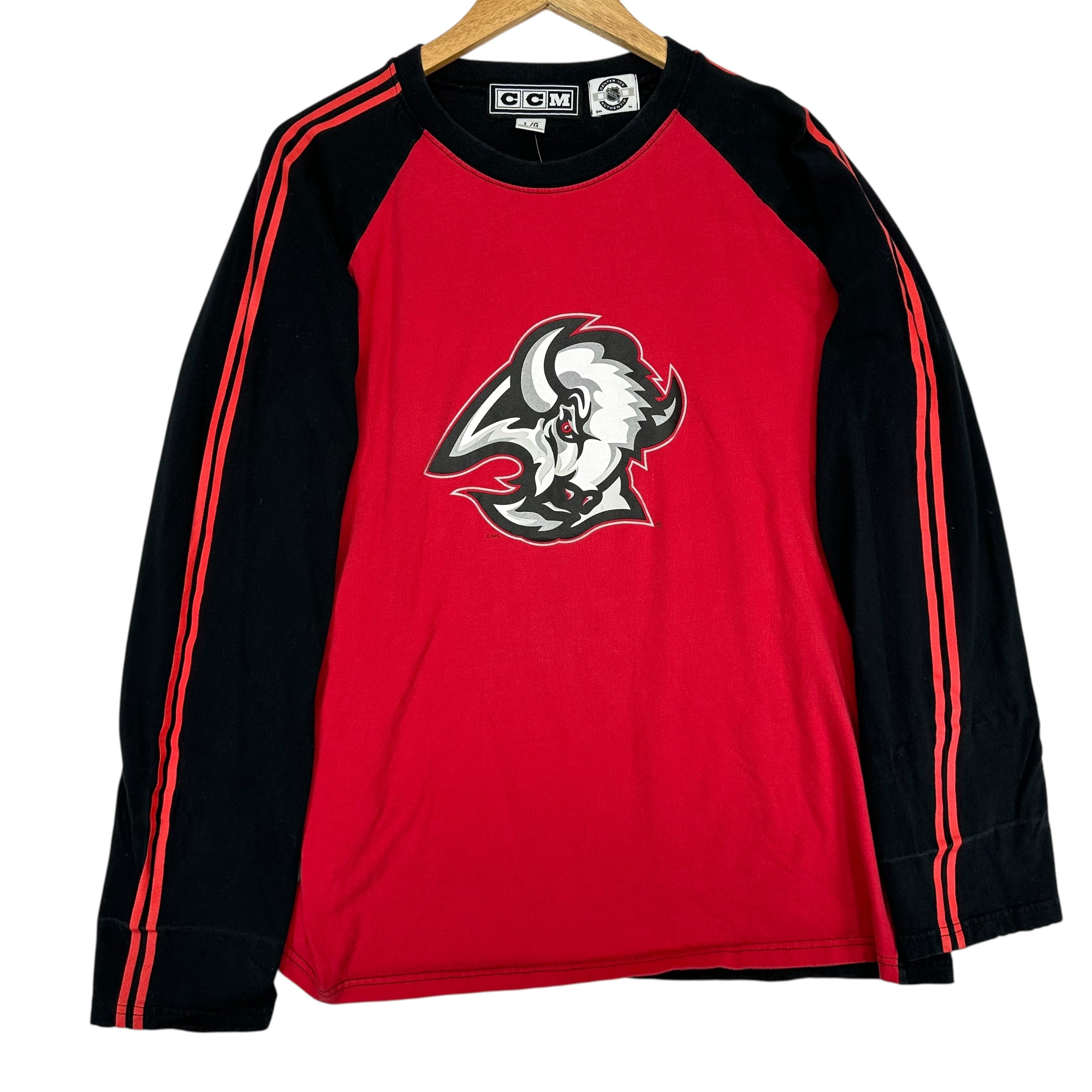 Vintage Buffalo Sabres Long Sleeve Shirt Large