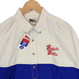 Vintage Buffalo Bills Western Style Denim Button Up Shirt Large