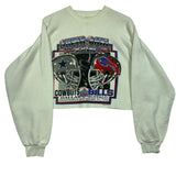 Vintage Buffalo Bills Cropped Crewneck Sweatshirt XL