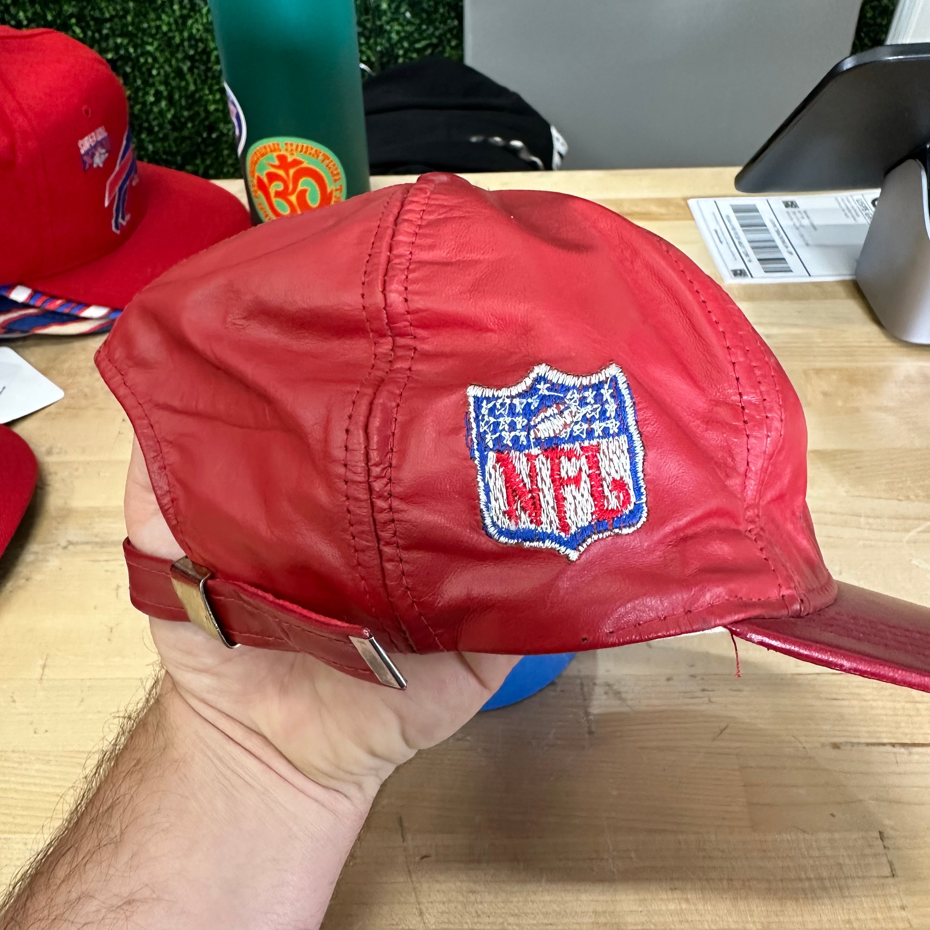 Vintage Buffalo Bills Leather Hat