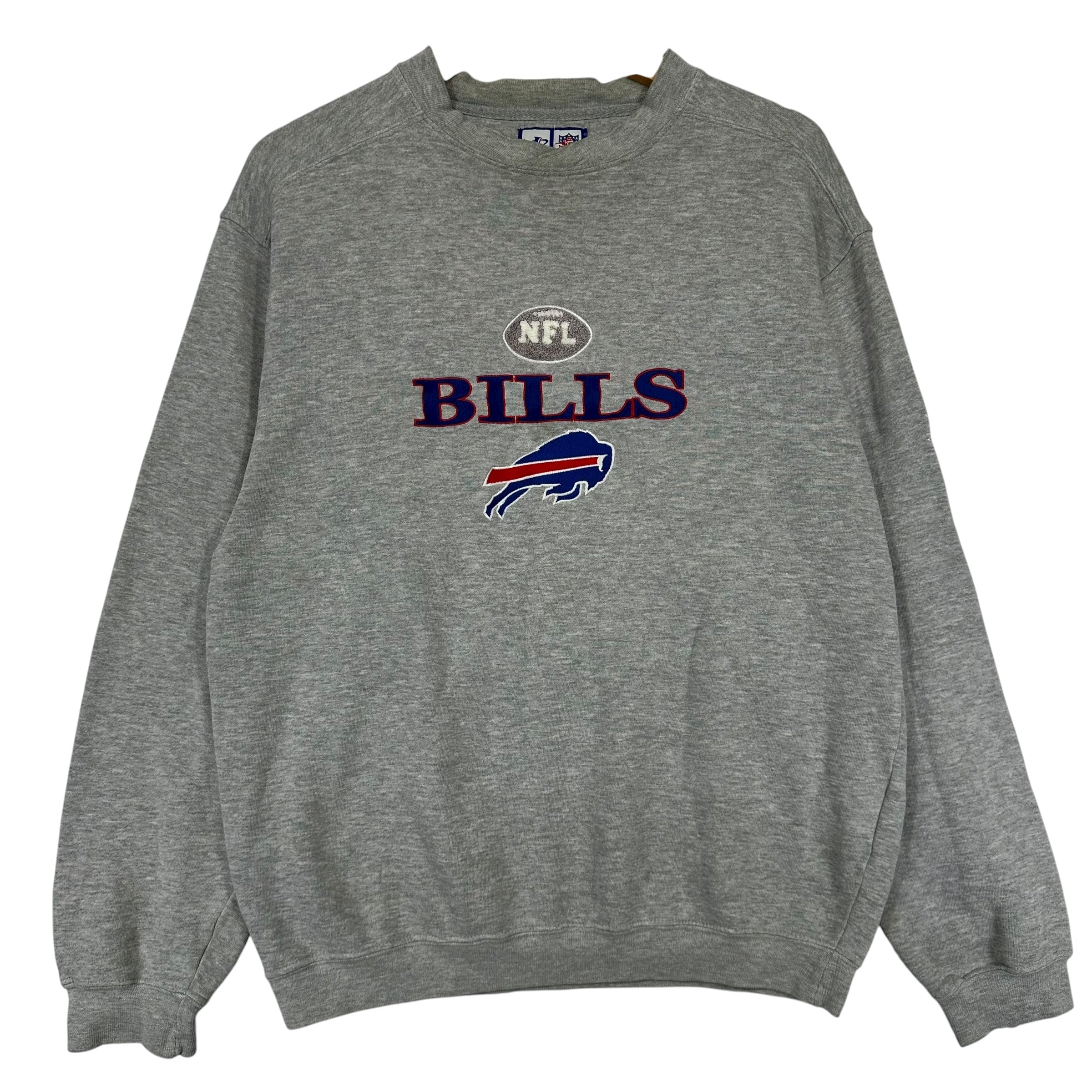 Vintage Buffalo Bills Embroidered Crewneck Sweatshirt Medium