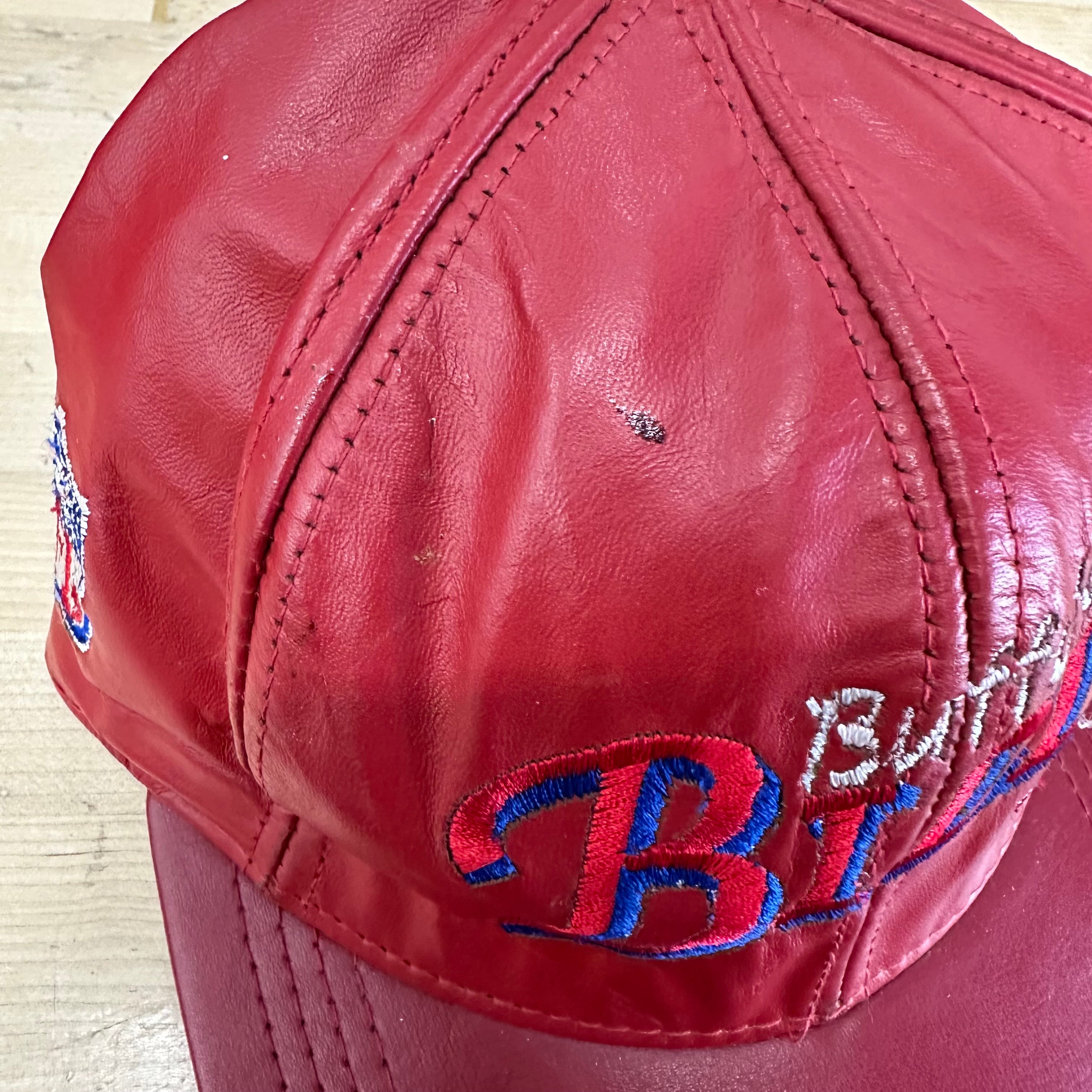 Vintage Buffalo Bills Leather Hat