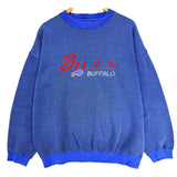 Vintage Buffalo Bills Embroidered Crewneck Sweatshirt Medium