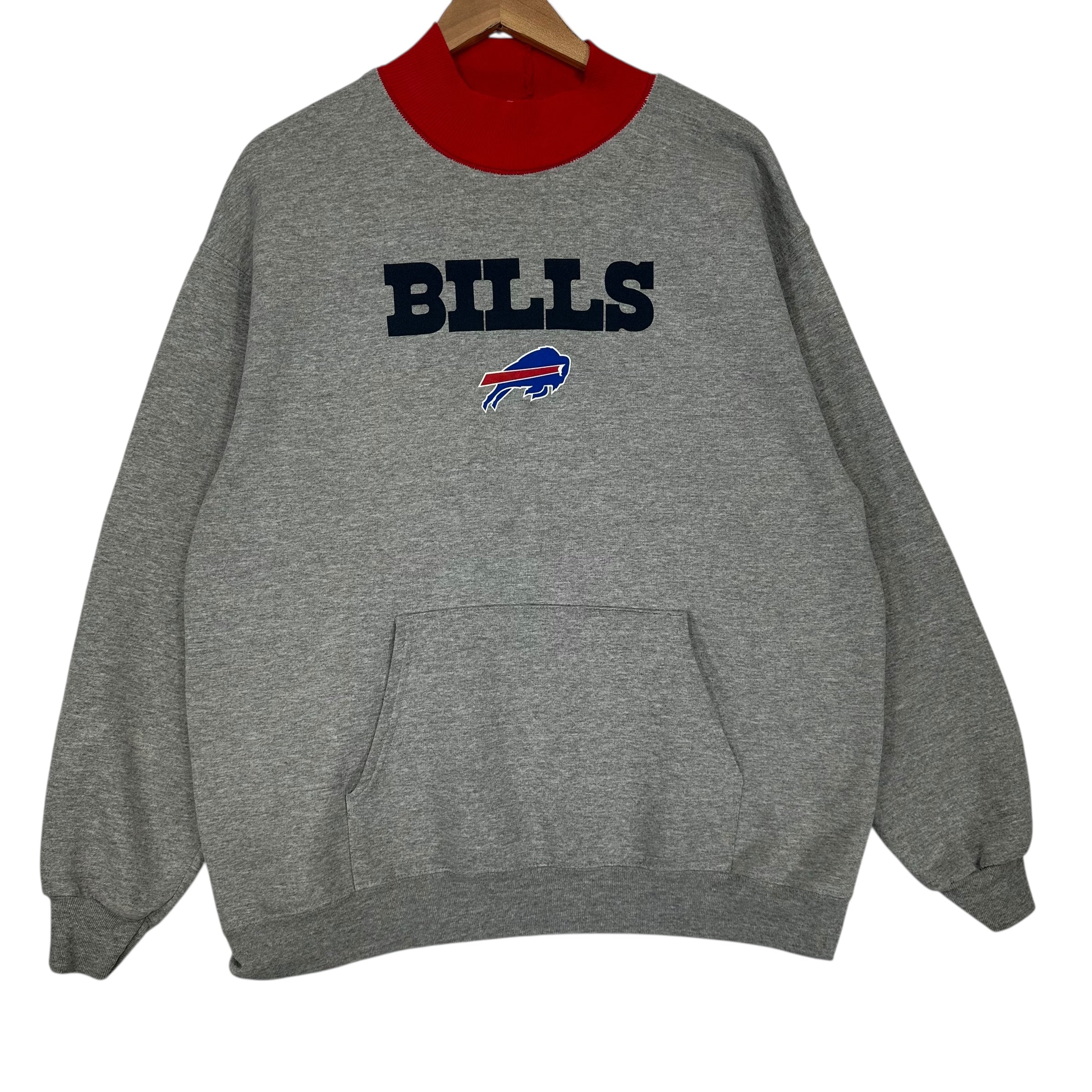 Vintage Buffalo Bills Reworked Turtleneck Sweatshirt XL