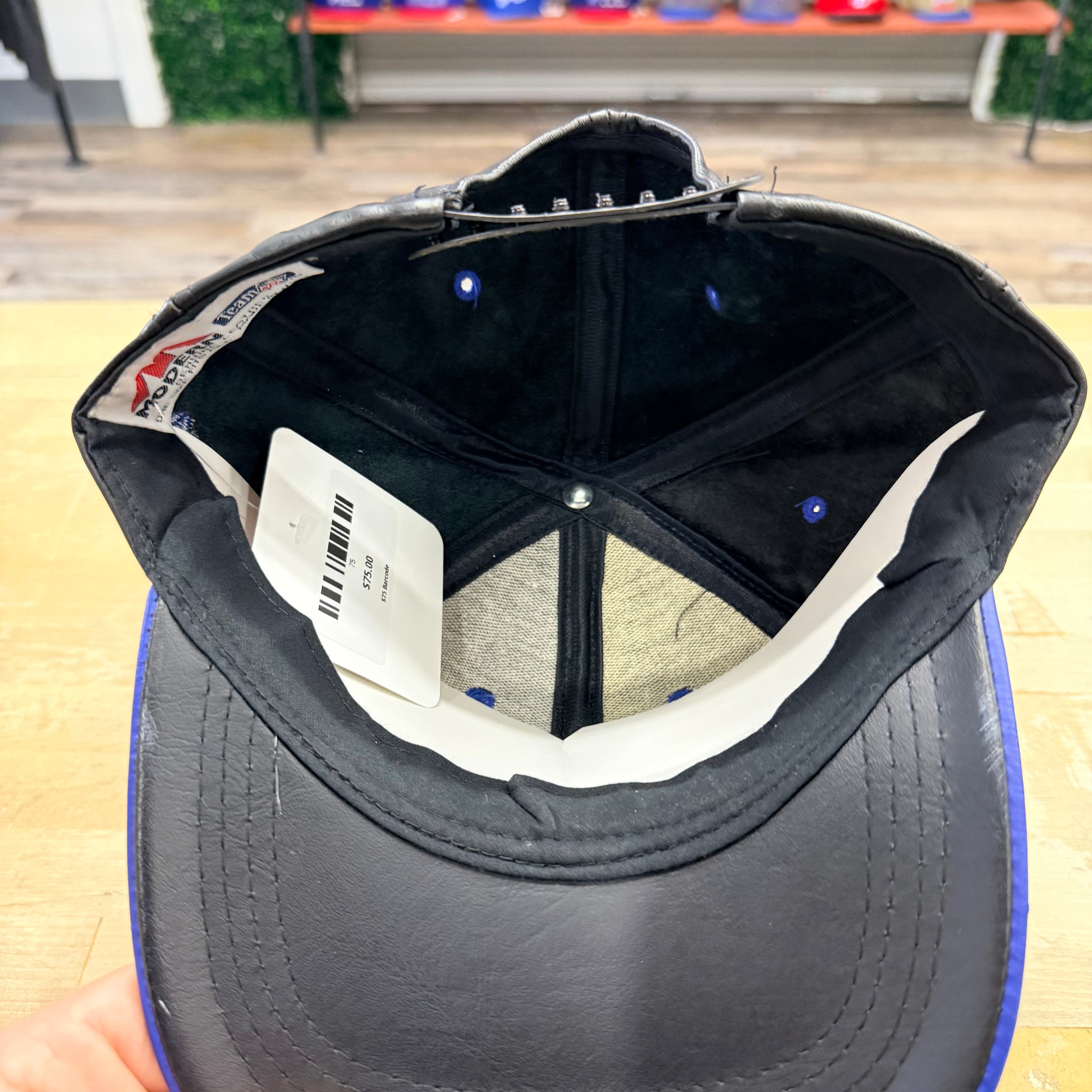 Vintage Buffalo Bills Leather Hat