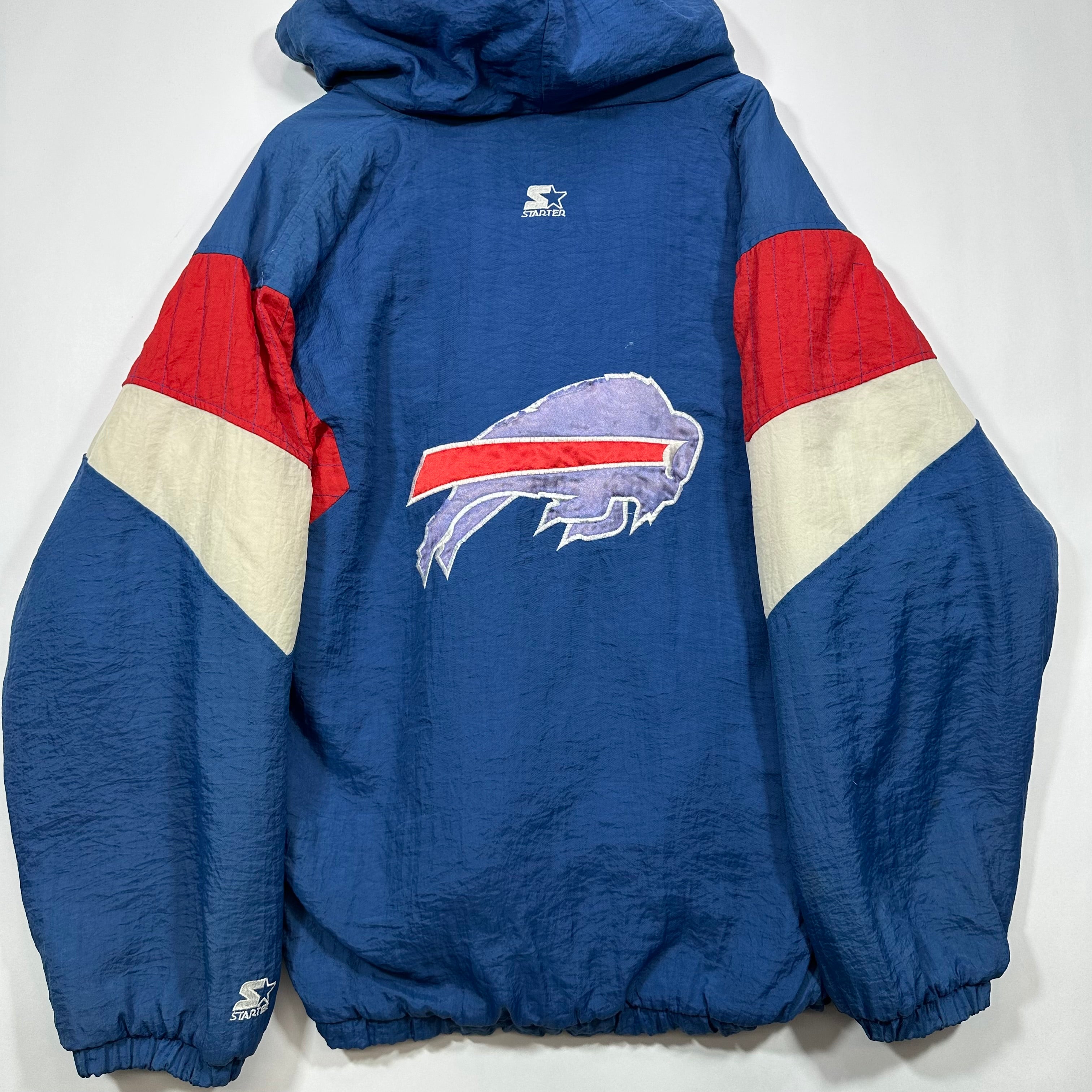 Vintage Buffalo Bills Starter Pullover Puffer Jacket XXL