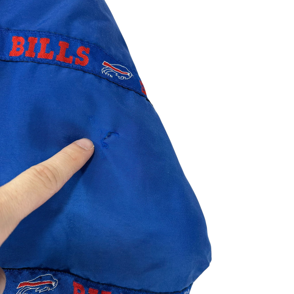 Vintage Buffalo Bills Pullover Puffer Jacket XL
