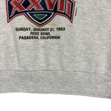 Vintage Buffalo Bills 1993 Super Bowl Cartoon Crewneck Sweatshirt Large