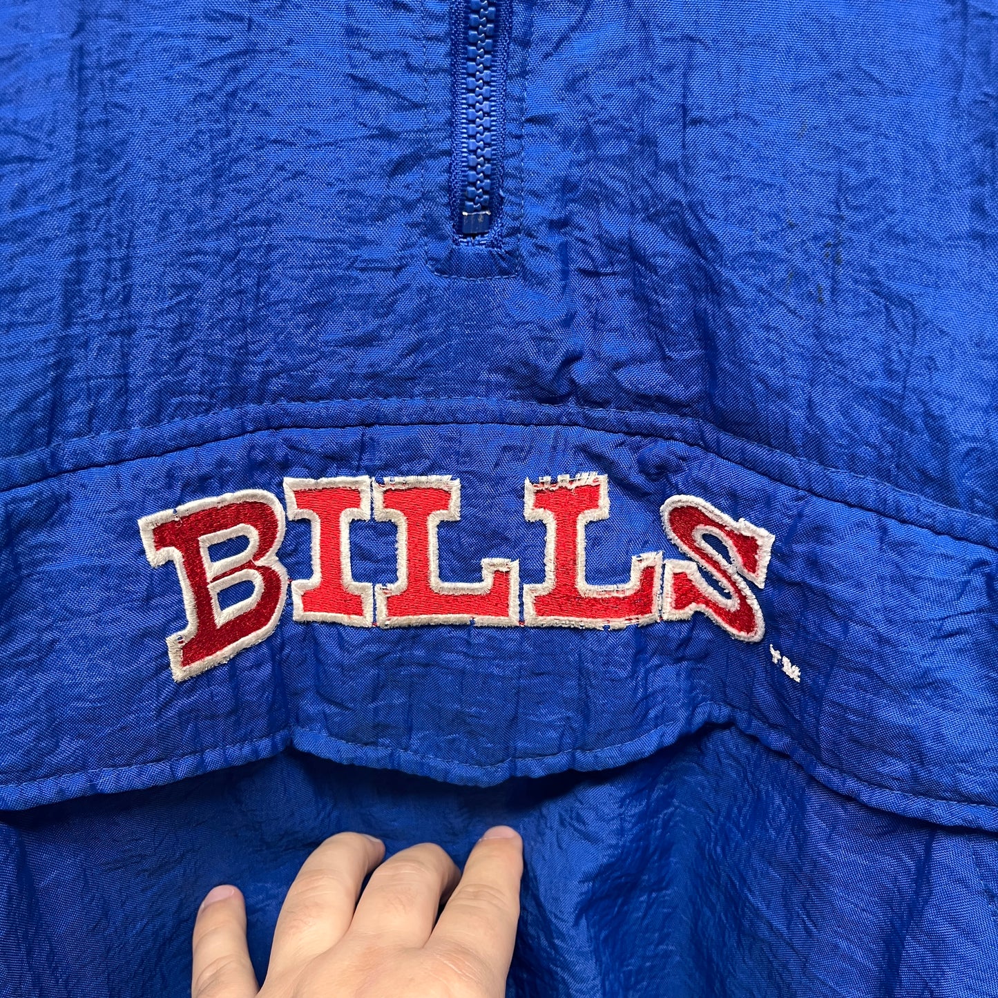 Vintage Buffalo Bills Starter Pullover Puffer Jacket Medium