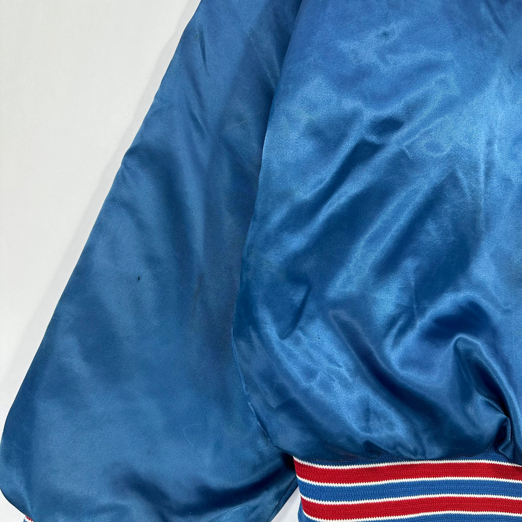 Vintage Buffalo Bills Backscript Satin Jacket Large