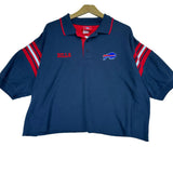 Vintage Buffalo Bills Cropped Polo Shirt XL