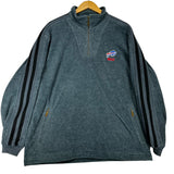 Vintage Buffalo Bills 1/4 Zip Fleece Sweatshirt Large