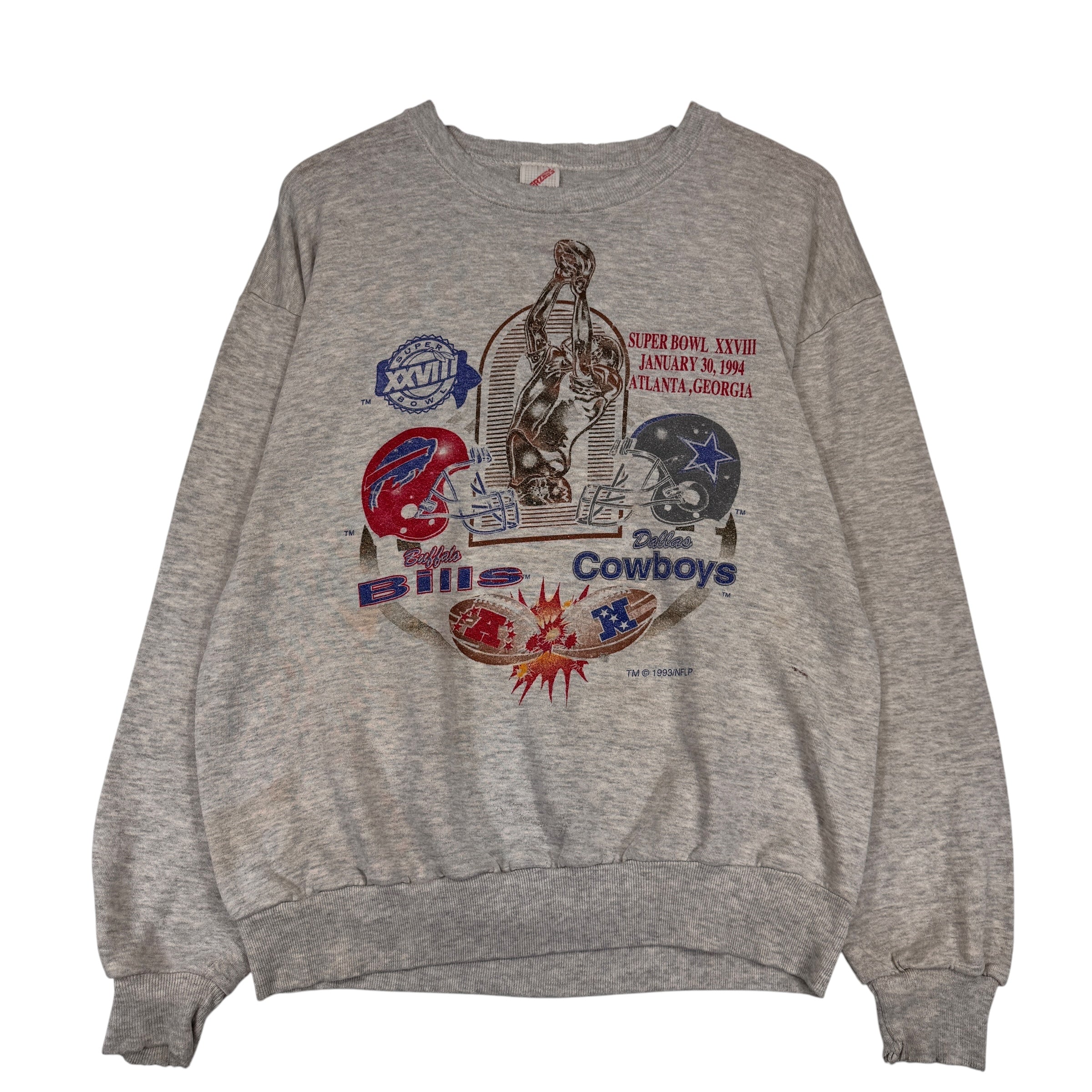 Vintage Buffalo Bills 1994 Super Bowl Crewneck Sweatshirt Large