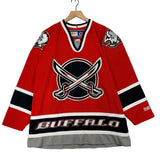 Vintage Buffalo Sabres Red Alternate Swords Jersey Large